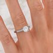 Sollitaire&Side stones Diamond Ring 1.10 Ct Total Carat Weight - Model RACHEL