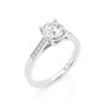 Sollitaire&Side stones Diamond Ring 1.10 Ct Total Carat Weight - Model RACHEL