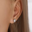 Solo Diamond Earrings Studs 2.10 Ct Total Carat Weight - Model SIMERY
