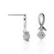 Diamond Pave Dangle Earrings 1.17 ct TCW - Model MAYA