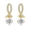Diamond Pave Dangle Earrings 1.17 ct TCW - Model MAYA