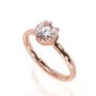 Halo Diamond Ring 1.15 Ct Total Carat Weight - Model EVERLY