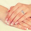 Halo Diamond Ring 1.15 Ct Total Carat Weight - Model EVERLY