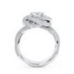 Sollitaire&Side stones Diamond Ring 2.20 Ct Total Carat Weight - Model MADELINE