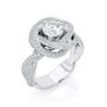 Sollitaire&Side stones Diamond Ring 2.20 Ct Total Carat Weight - Model MADELINE