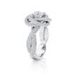 Sollitaire&Side stones Diamond Ring 2.20 Ct Total Carat Weight - Model MADELINE
