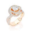 Sollitaire&Side stones Diamond Ring 2.20 Ct Total Carat Weight - Model MADELINE