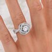 Sollitaire&Side stones Diamond Ring 2.20 Ct Total Carat Weight - Model MADELINE