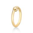 Women's Universal Hoop Ring, 14K Yellow Gold, 3/8 Inch, 10MM, 16 Gauge
