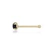 20g (0.8MM) 14K Yellow Gold Straight Nose Ring