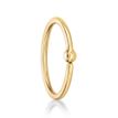 Women's Fixed Captive Bead Nipple Hoop Ring, 14K Yellow Gold, 5/8 Inch, 14 Gauge  | Lavari Jewelers