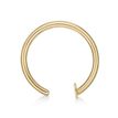 Women's Open Nose Ring Hoop, 14K Yellow Gold, 10 MM, 20 Gauge  | Lavari Jewelers