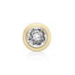 Women's Labret Monroe Lip Ball Style Lip Ring, 14K Yellow Gold, Swarovski Crystal, 16 Gauge | Lavari Jewelers