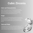 Women's Cubic Zirconia Curve Nose Ring Set, 14K Yellow Gold, 2 MM Blue Pink White Cubic Zirconia, 22 Gauge | Lavari Jewelers