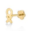 Women's XO Cartilage Earring with Hidden Snap Post, 14K Yellow Gold, 3.3 MM | Lavari Jewelers