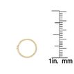 Women's 10 MM Heart Hoop Nose Ring, 14K Yellow Gold, 20 Gauge | Lavari Jewelers