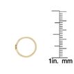 Women's 8 MM Star Hoop Nose Ring, 14K Yellow Gold, 20 Gauge | Lavari Jewelers