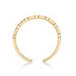 10K Yellow Gold Link Design Adjustable Toe Ring