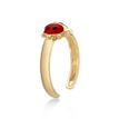 14K Yellow Gold Ladybug Toe Ring