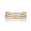 10K Yellow Gold Triple Band Toe Ring
