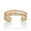 10K Yellow Gold Triple Band Toe Ring