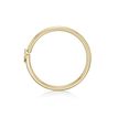 14K Yellow Gold 10 MM Heart Hoop Nose Ring, 20 Gauge