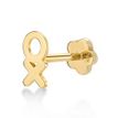 14K Yellow Gold XO Cartilage Earring