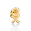 14K Yellow Gold XO Cartilage Earring
