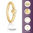 14K Yellow Gold 10 MM Universal Hoop Ring