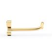 14K Yellow Gold Butterfly Curved Nose Stud, 20 Gauge