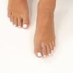 Sterling Silver Bypass Adjustable Toe Ring, 0.05 Carat