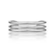 White Gold TrIon Platinge Band Toe Ring - 10K, 5.7MM, .6g
