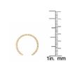 10K Yellow Gold Vine Band Adjustable Toe Ring