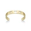 10K Yellow Gold Heart Cutout Adjustable Toe Ring