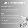 14K White Gold Flower Lab Grown Diamond Nose Ring, 0.07 Carat, 20 Gauge