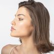 14K Yellow Gold Curved X Nose Ring, 20 Gauge