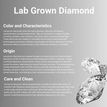 14K Yellow Gold 0.03 Carat Lab Grown Diamond Three Stone Curved Nose Ring, 20 Gauge