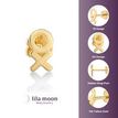 14K Yellow Gold XO Cartilage Earring
