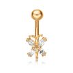 10K Yellow Gold 12 MM Butterfly Belly Ring