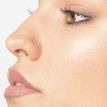 14K Yellow Gold Straight Bone Diamond Nose Ring, 0.01 Carat, 18 Gauge
