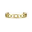 10K Yellow Gold XO Cutout Adjustable Toe Ring