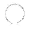10K White Gold Heart Adjustable Toe Ring