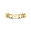 10K Yellow Gold Filigree Heart Cutout Adjustable Toe Ring