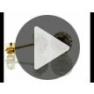 Diamond Halo Earrings Round Fancy Gray 14K Yellow Gold 1.16 TCW