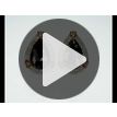 4.97 TCW Rose Cut Diamond Halo Earrings Pear Shape 14K White Gold Fancy Dark Brown